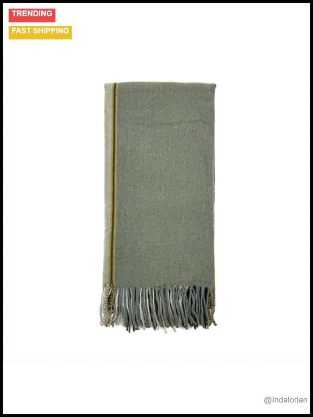 Reversible Elegant Cashmere Feel Men's Scarf for Spring Fall Winter